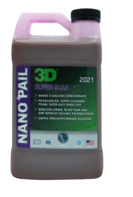 3D SUPER SOAP 1 GALLON 3,78 L -  VYSOCE KONCETROVANÝ  PH NEUTRÁLNÍ ŠAMPON