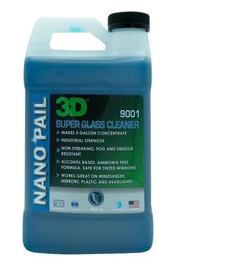 3D SUPER GLASS CLEANER 50- TO - 1 GLASS 1 GALL 3,78 l KONCETRÁT