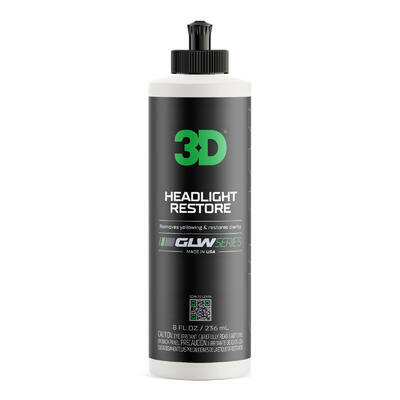 3D GLW SERIES HEADLIGHT RESTORE 236 ML -RENOVACE SVĚTLOMETŮ
