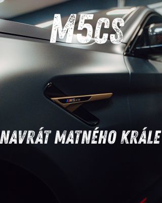 💎 Mise Splněna: BMW M5 CS Uvedeno do Stavů Exkluzivní Čistoty! 🧼✨ Víte, co dělá z BMW M5 CS legendu? Je to kombinace...
