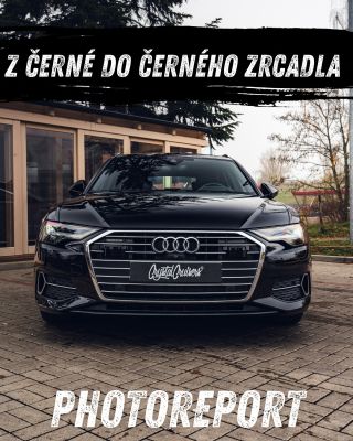 AUDI A6 AVANT: Z černé do černého zrcadla! 🖤✨ Černá barva na autě je radost i starost zároveň. Všichni víme, že na černé...